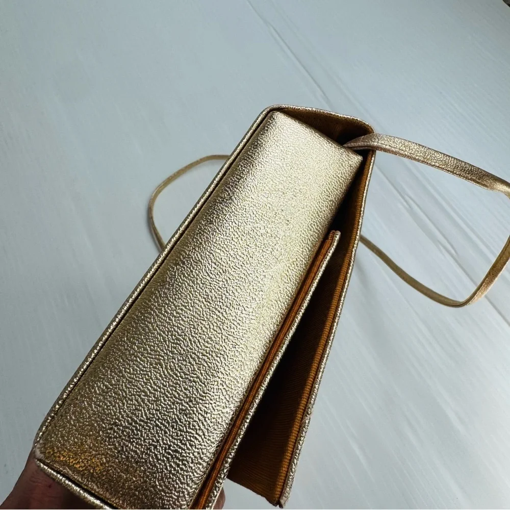 Vintage Elegant Gold Women's Shoulder bag purse